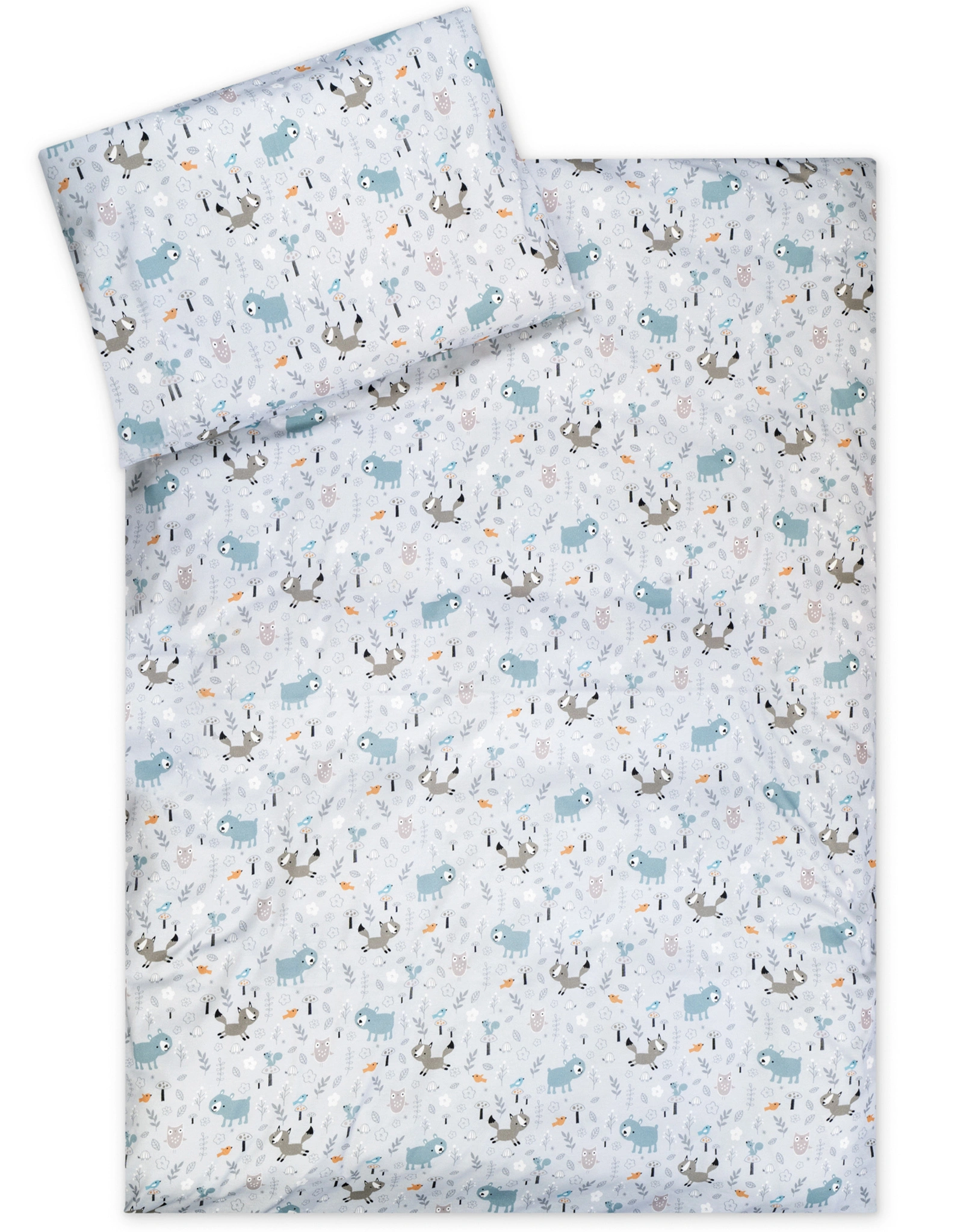 Jersey-Bettwäsche SMART FRIENDS (100x135/40x60) in bunt
