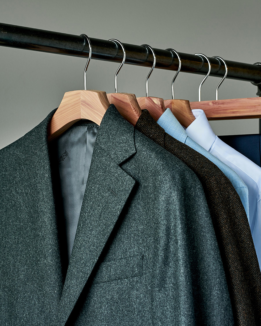 Care with Carl 5-Pack Cedar Wood Shirt Hangers