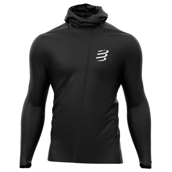 Veste trail COMPRESSPORT HURRICANE WATERPROOF 10/10 JACKET BLACK