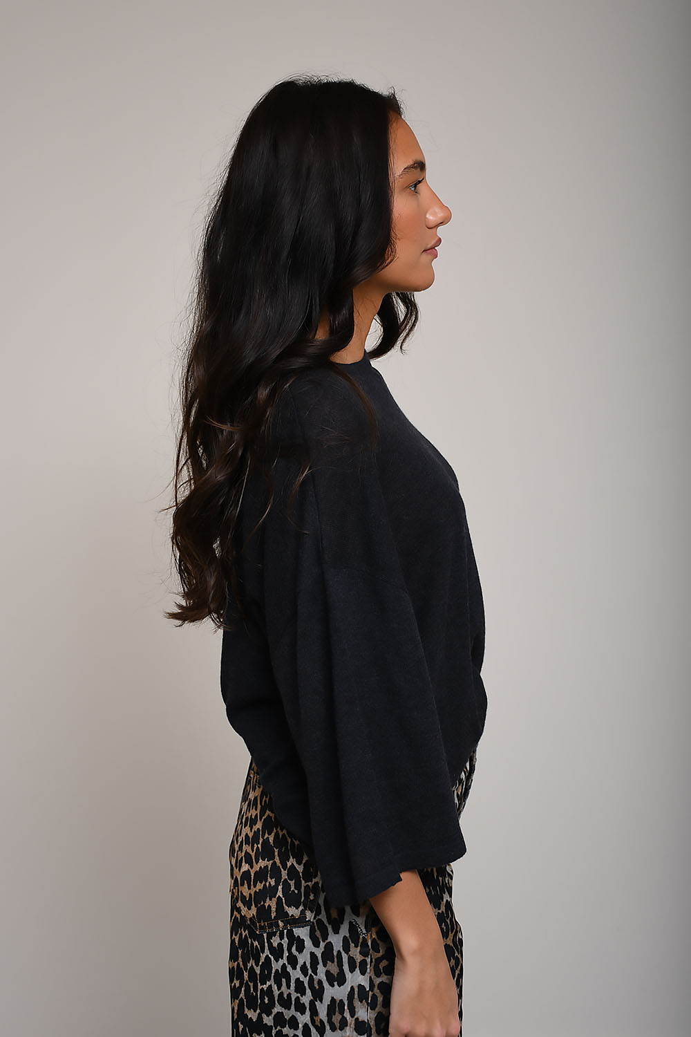 Merino wool oversized t-shirt