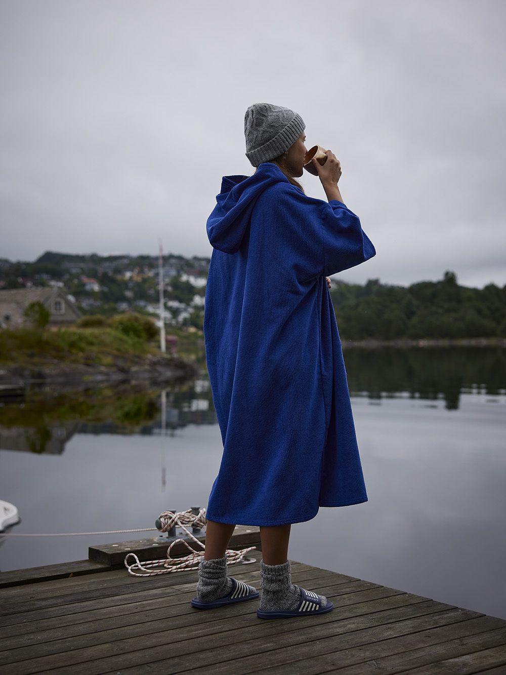 Vannkanten skifte-/badeponcho