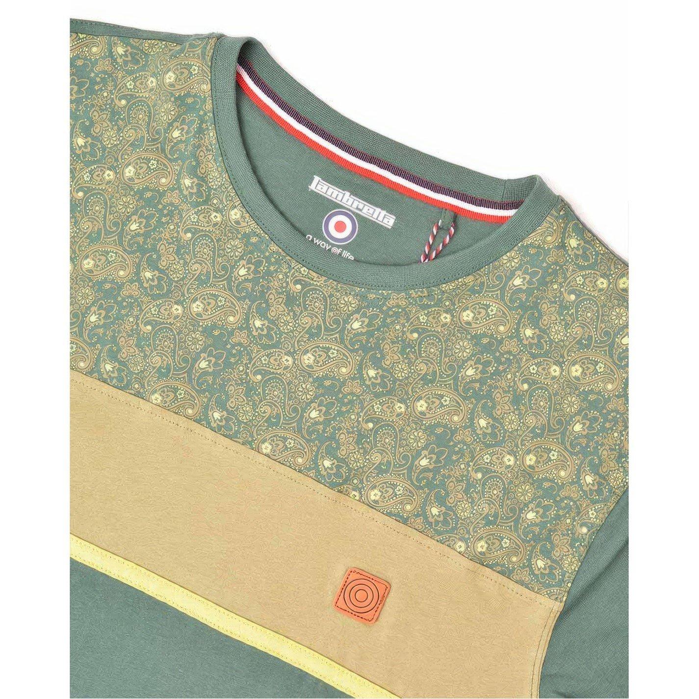 Lambretta Paisley Panel Tee
