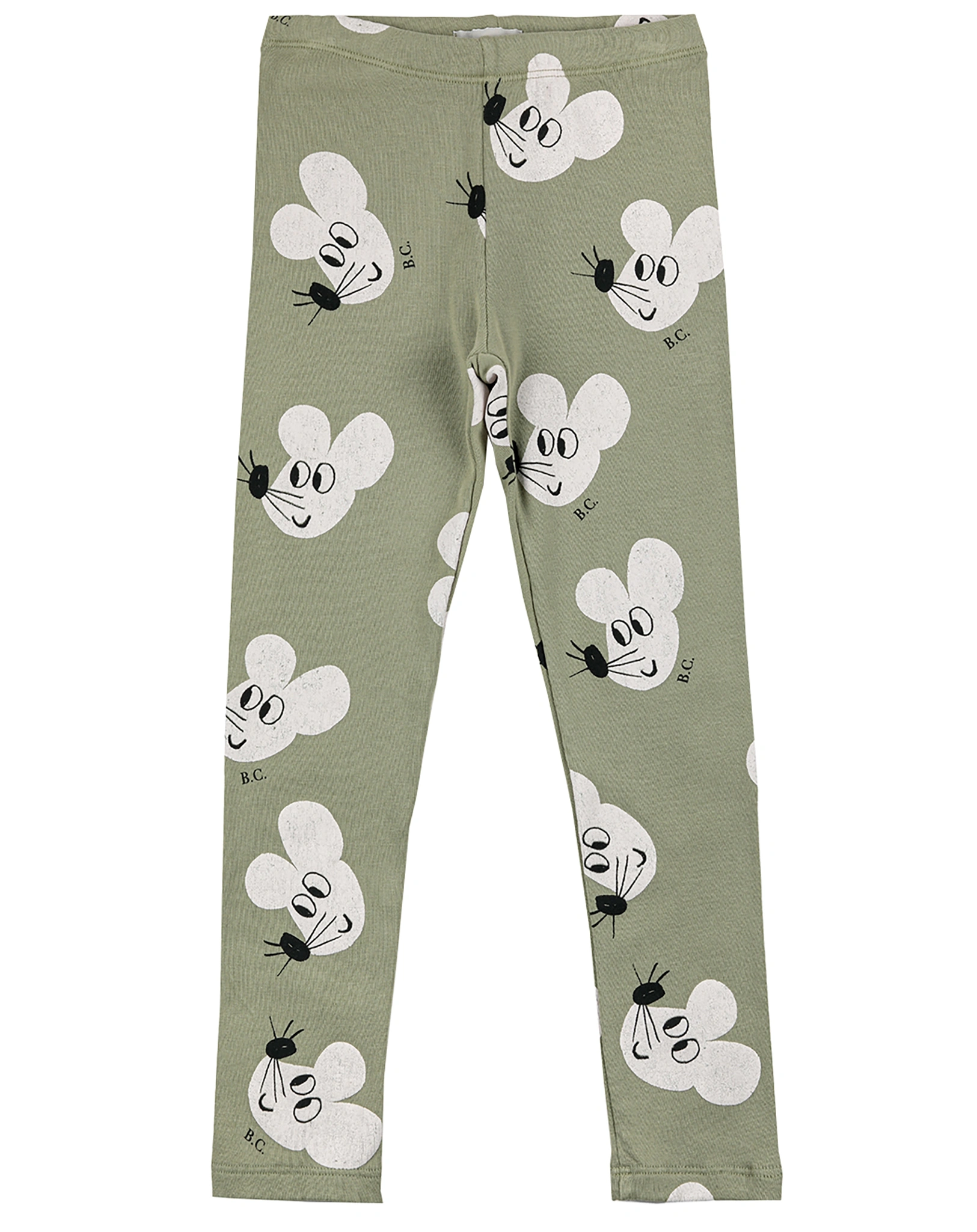 Leggings MOUSE ALL OVER in hellgrün