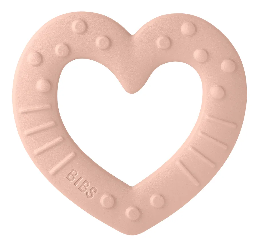BIBS Baby Bitie Heart - Blush