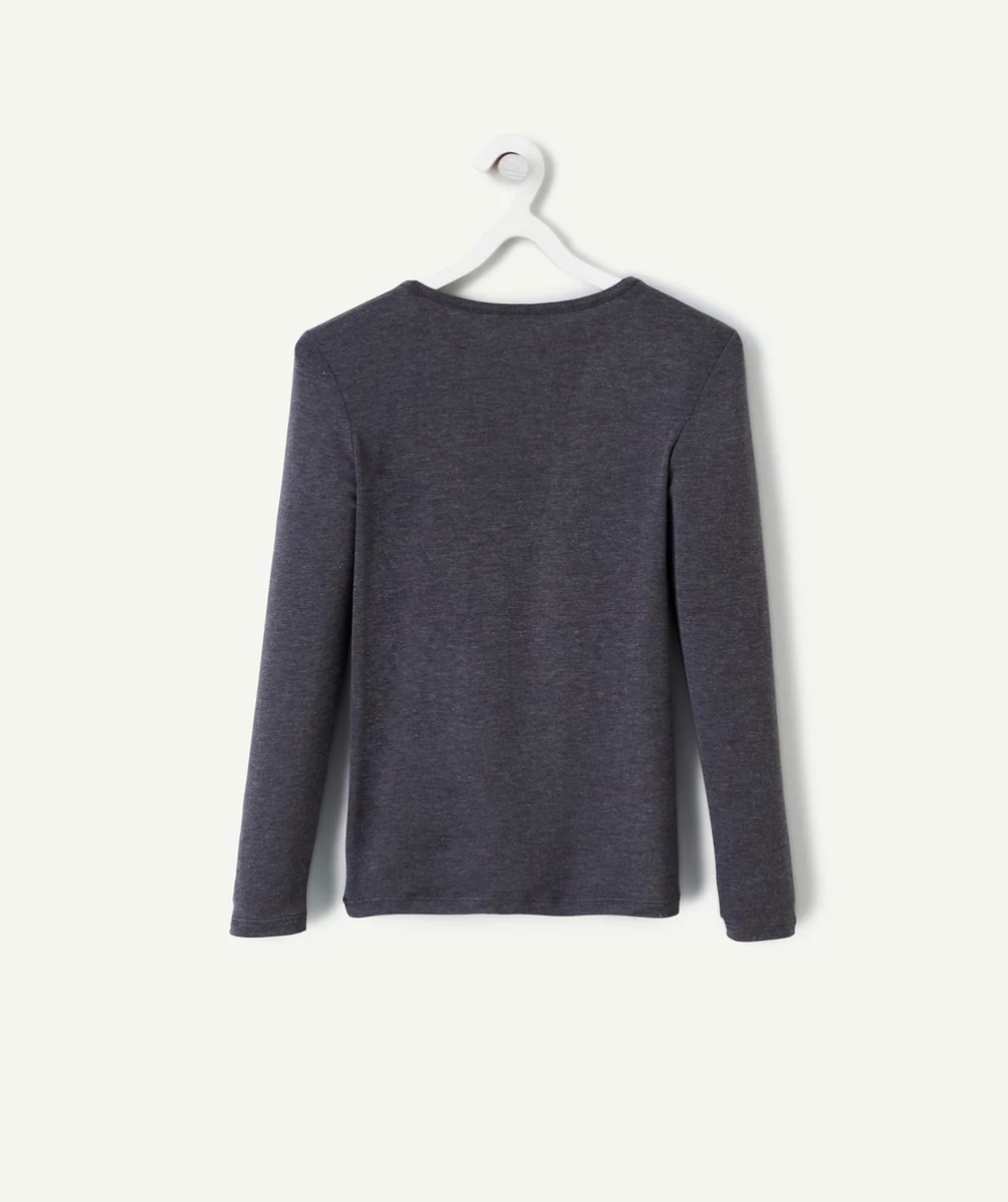 DAMARTT-SHIRT MANCHES LONGUES THERMOLACTYL SENSITIVE GRIS FONCÉ