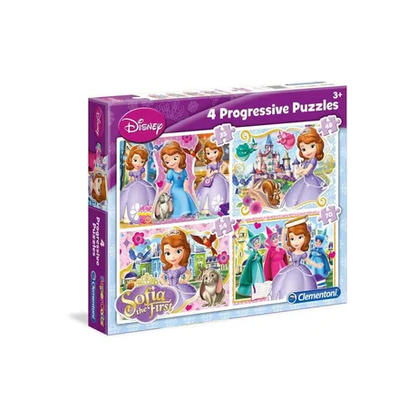 Clementoni Multipuzzle Disney 4 in 1, sortiert