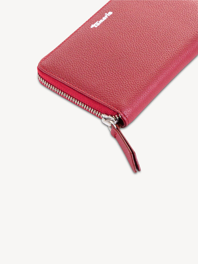 Leren Portemonnee - rood