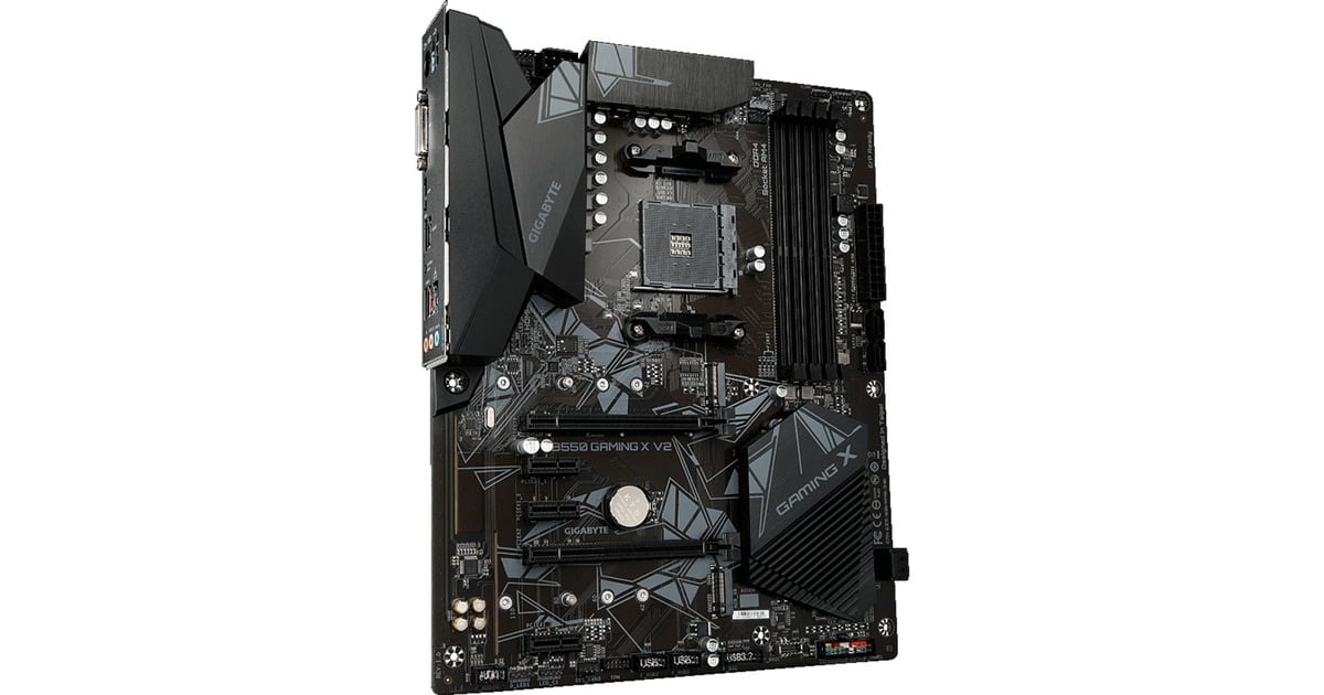 GIGABYTEB550 GAMING X V2 socket AM4 moederbord  (Zwart, RAID, Gb-LAN, Sound, ATX)