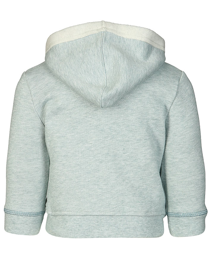 Kapuzen-Sweatjacke NADIRA UNI in mint melange