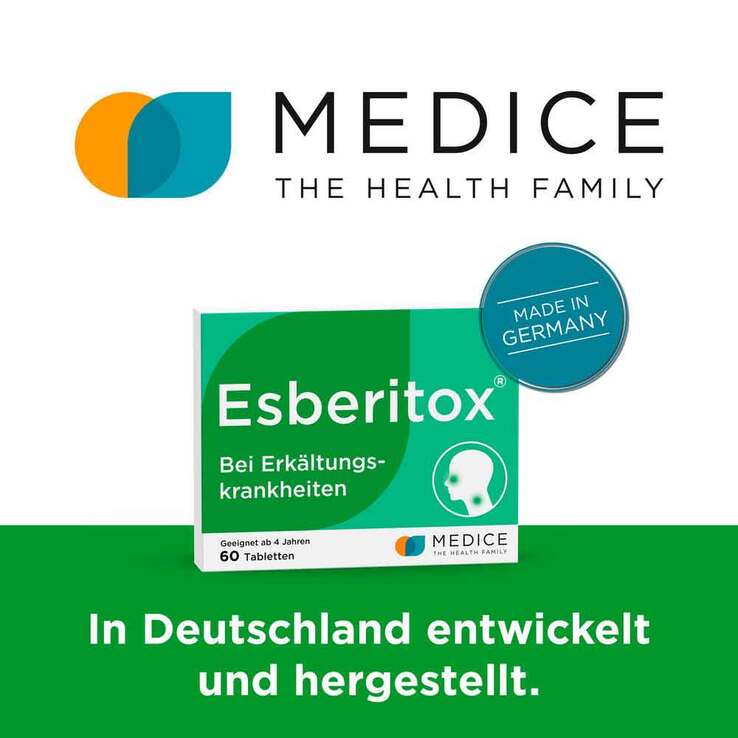 Esberitox® Tabletten bei Erkältungskrankheiten, 60 St