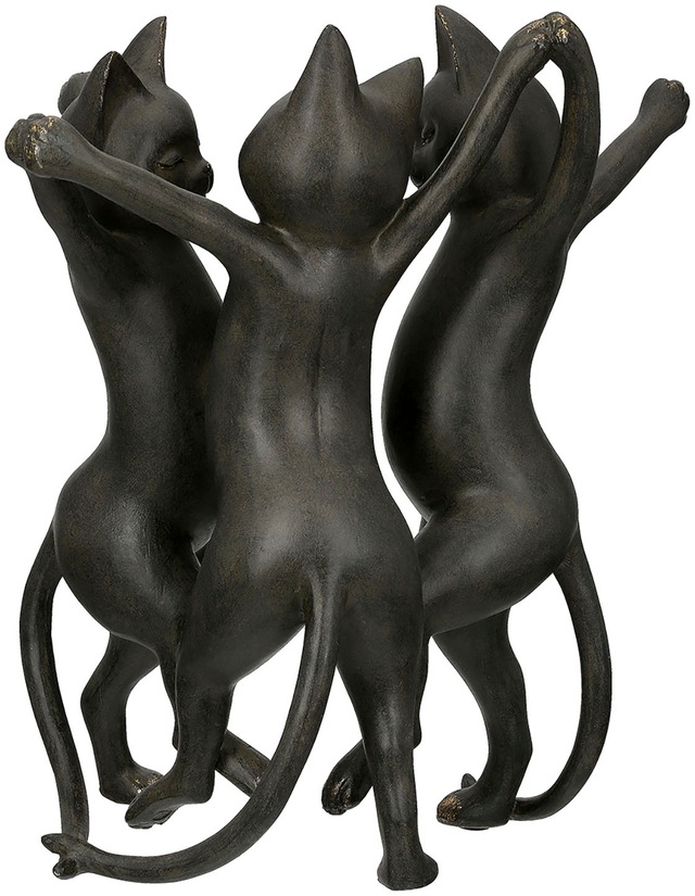 GILDE Tierfigur »Katze Gatto-Trio, schwarz«