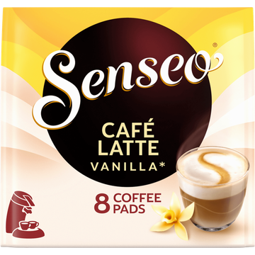 Senseo Café Latte Vanilla Koffiepads 8 Stuks