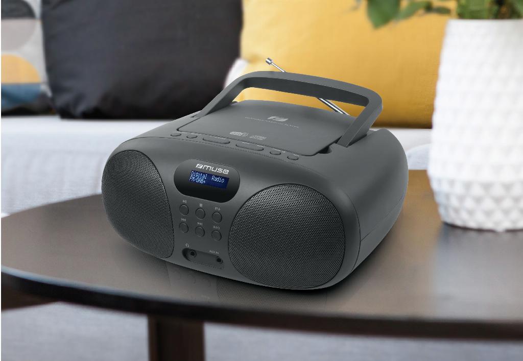 Muse MD-208 DB cd-speler Draagbare cd-speler Zwart