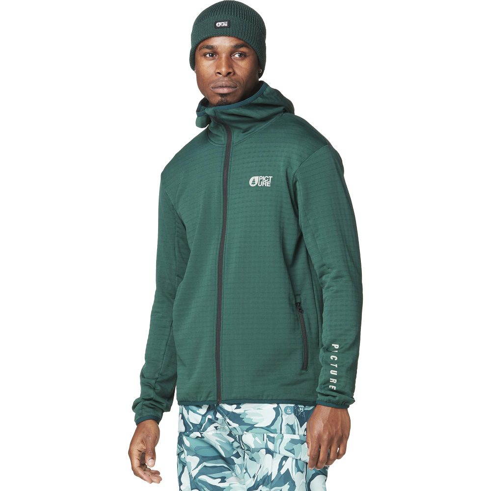 Picture Bake Grid Fleecejacke Herren ponderosa pine