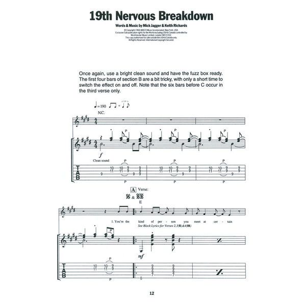Hal Leonard Play Guitar Rolling Stones
