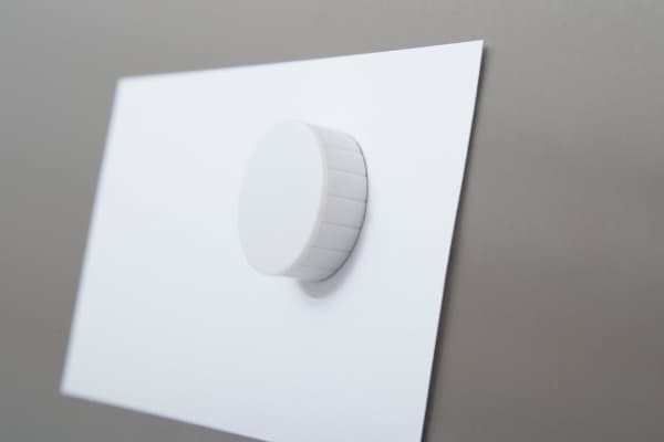 Maulmagnet MAULsolid (Ø x H) 38 mm x 15,5 mm rund Hvit 10 stk. 6163902 (6163902)
