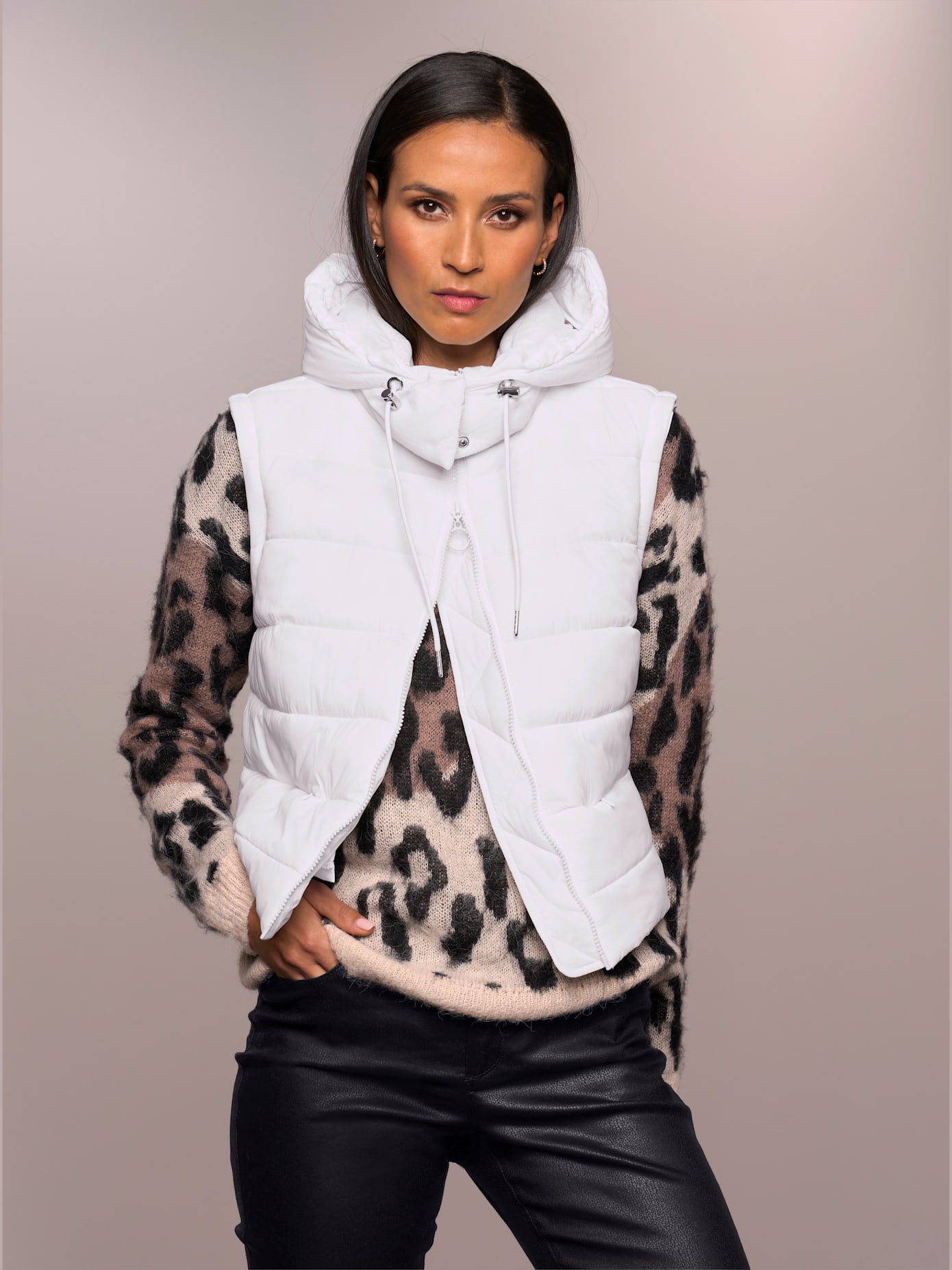 Manteau matelassé se porte de multiples façons