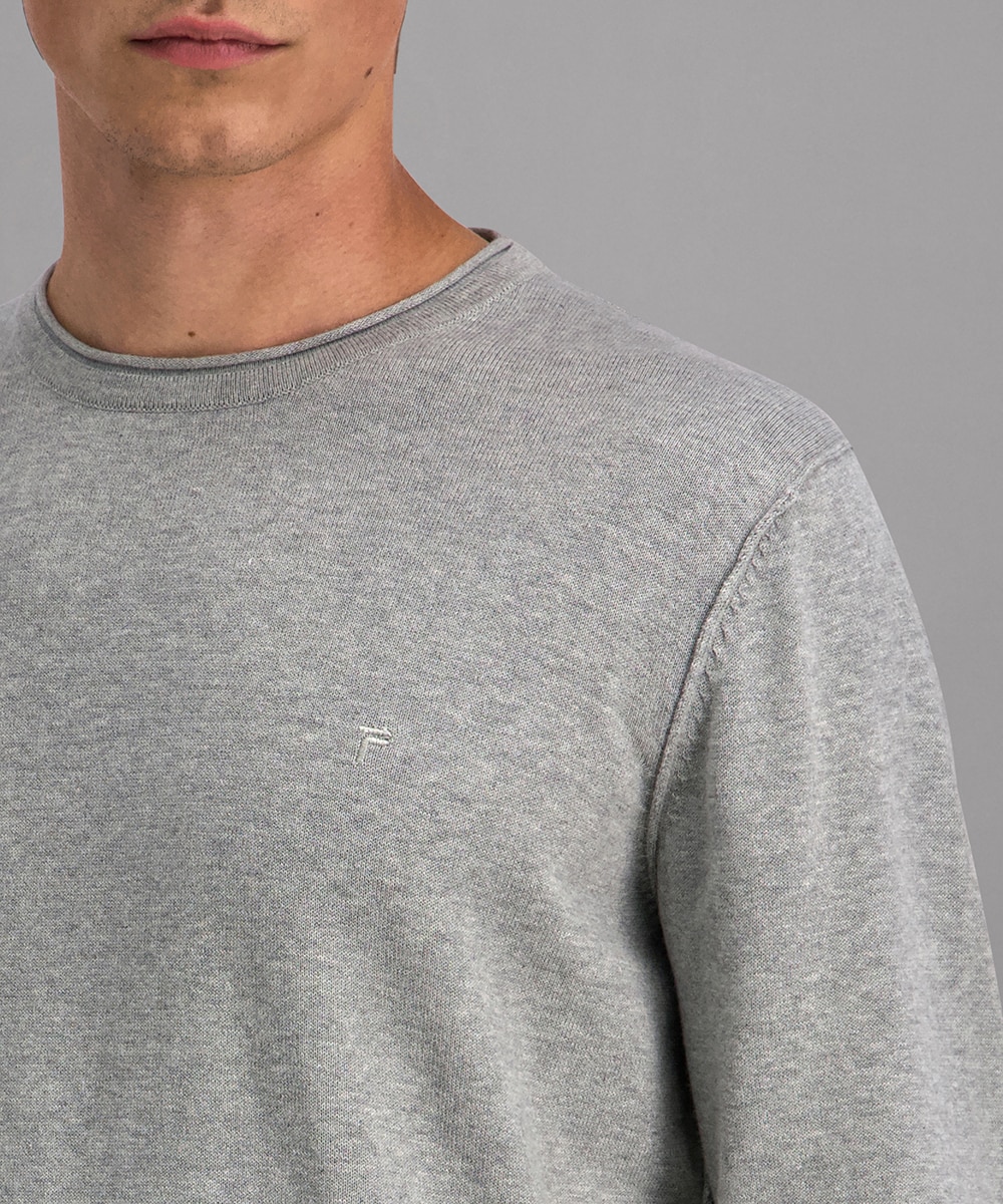 Pioneer Authentic Jeans Rundhalspullover , mit Rollkante