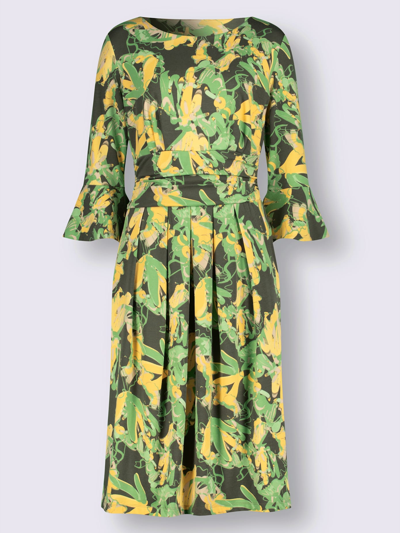 Robe en jersey drapé raffiné