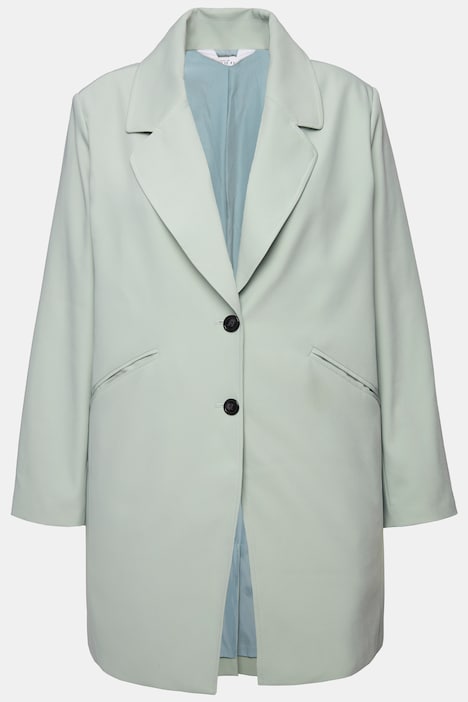 Longblazer, Oversize Loose Shape, feine Struktur