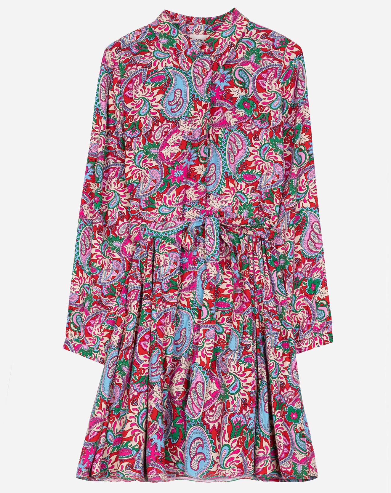 An'ge Robe chemise courte Thelma à motifs rose/multicolore