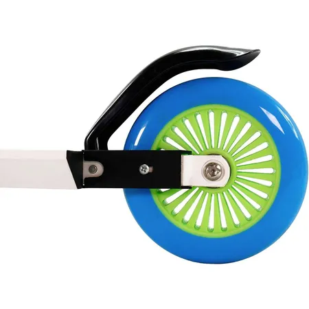 BEST Sporting Scooter 125er Rolle, weiß/blau/grün