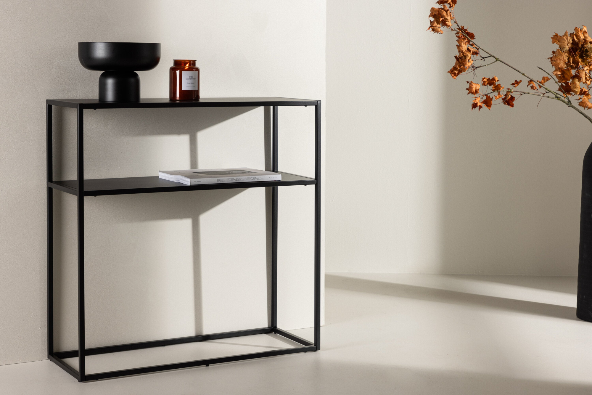 Taika Sidetable - 80 x 30 cm - Zwart