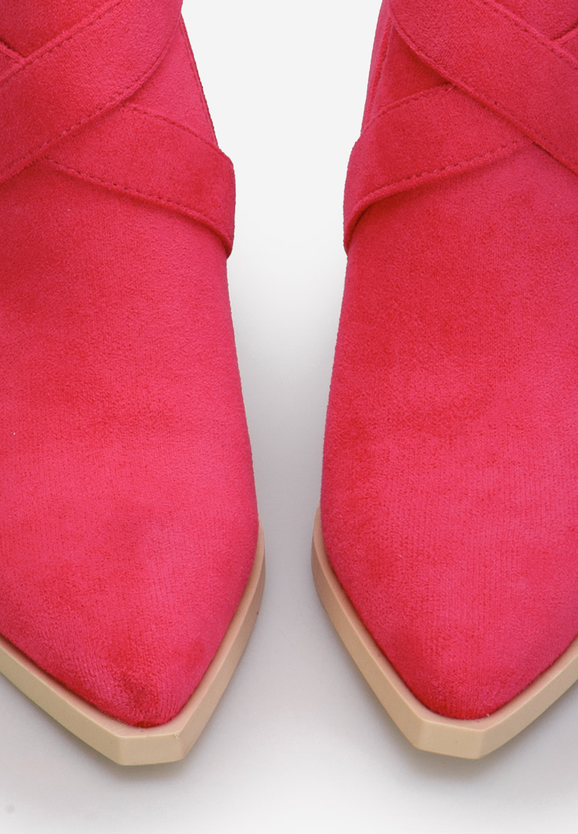 Bottines d'été fuchsia Rayana