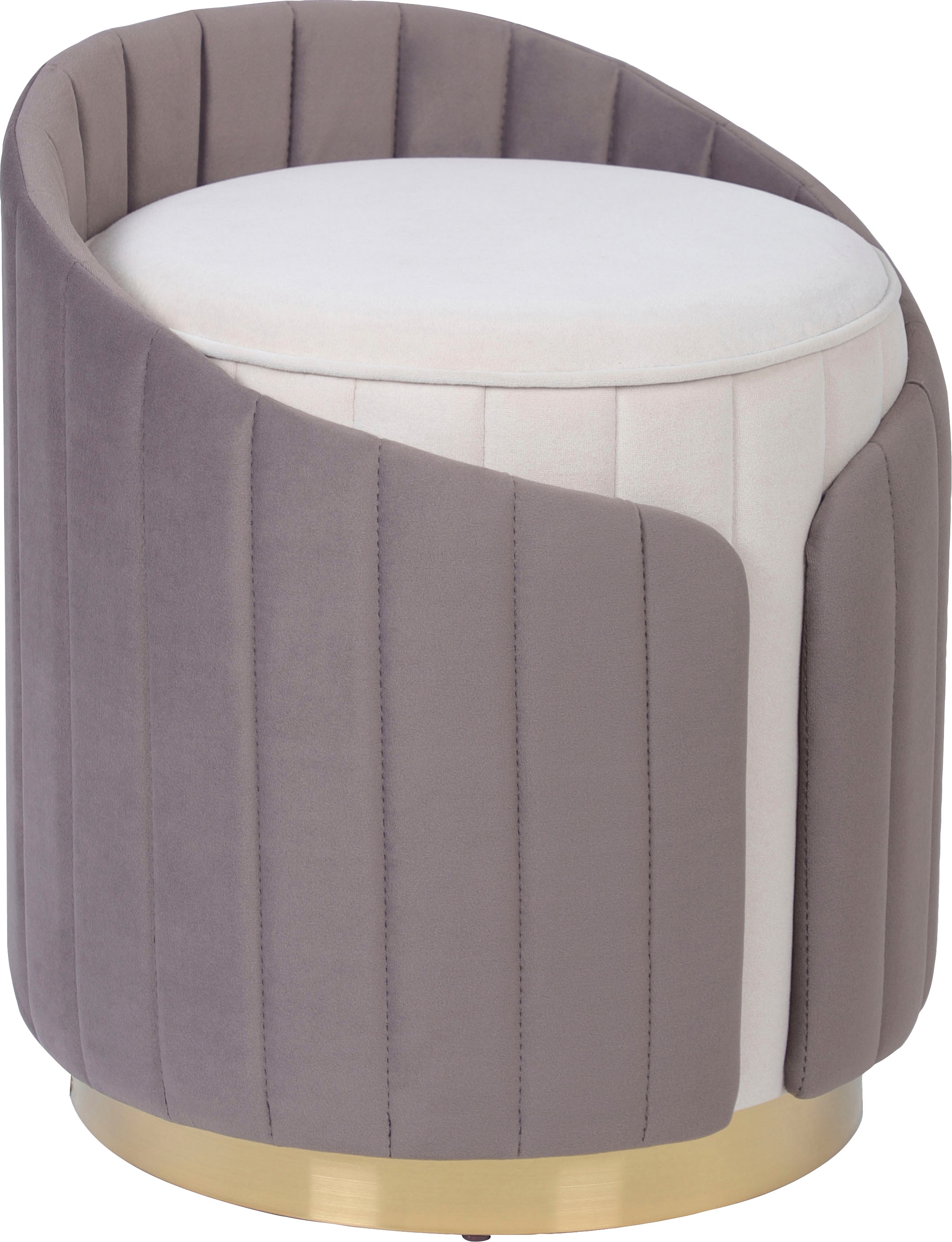 Kayoom Sitzhocker »Hocker Corin 145, Modernes Design, Komfortabel mit Rückenstütze« 1 Stk. tlg. zweifarbig, modern, komfortable Rückenstütze,