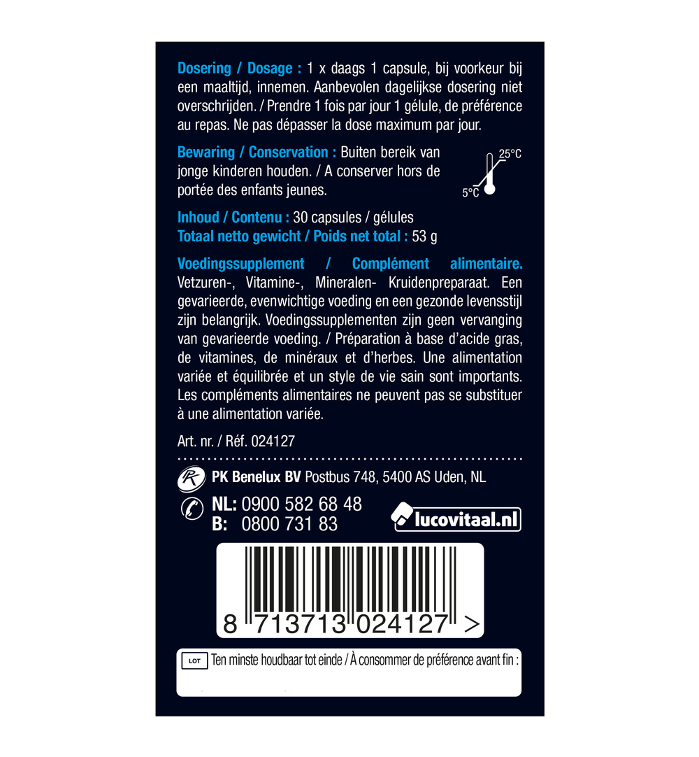 Lucovitaal Geheugen & Concentratie (30 capsules)