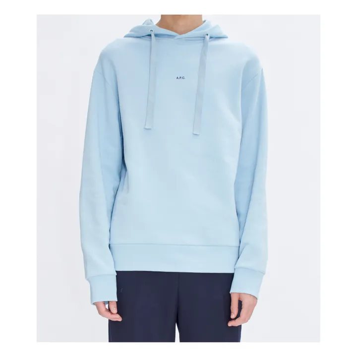 A.P.C. Hoodie Larry Coton Bio | Bleu ciel