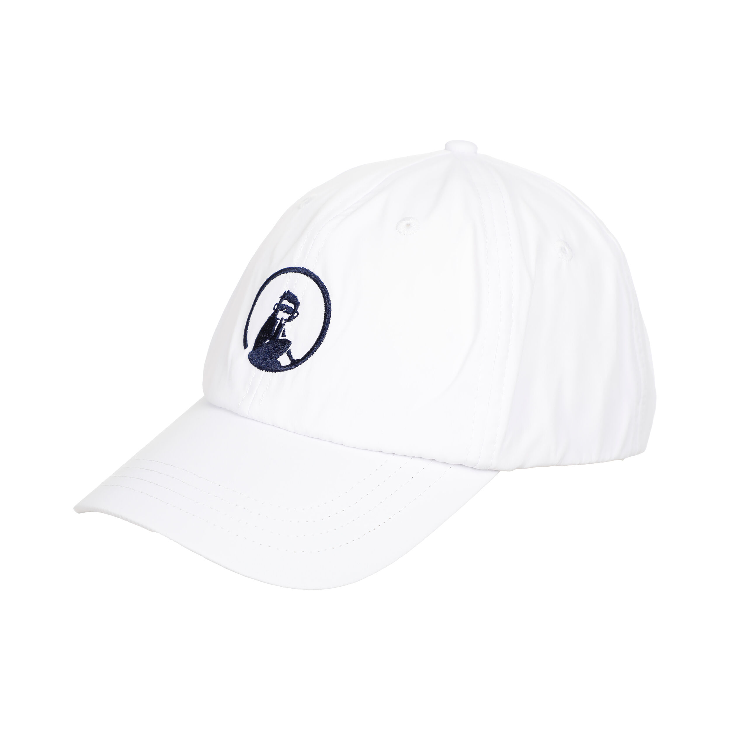 Quiet Please Court Cap Casquette - Blanc , Noir