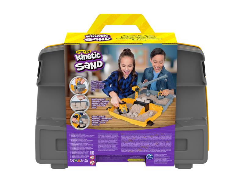 Spinmaster Sand Kinetic Construction Box Magischer Sand zum Formen