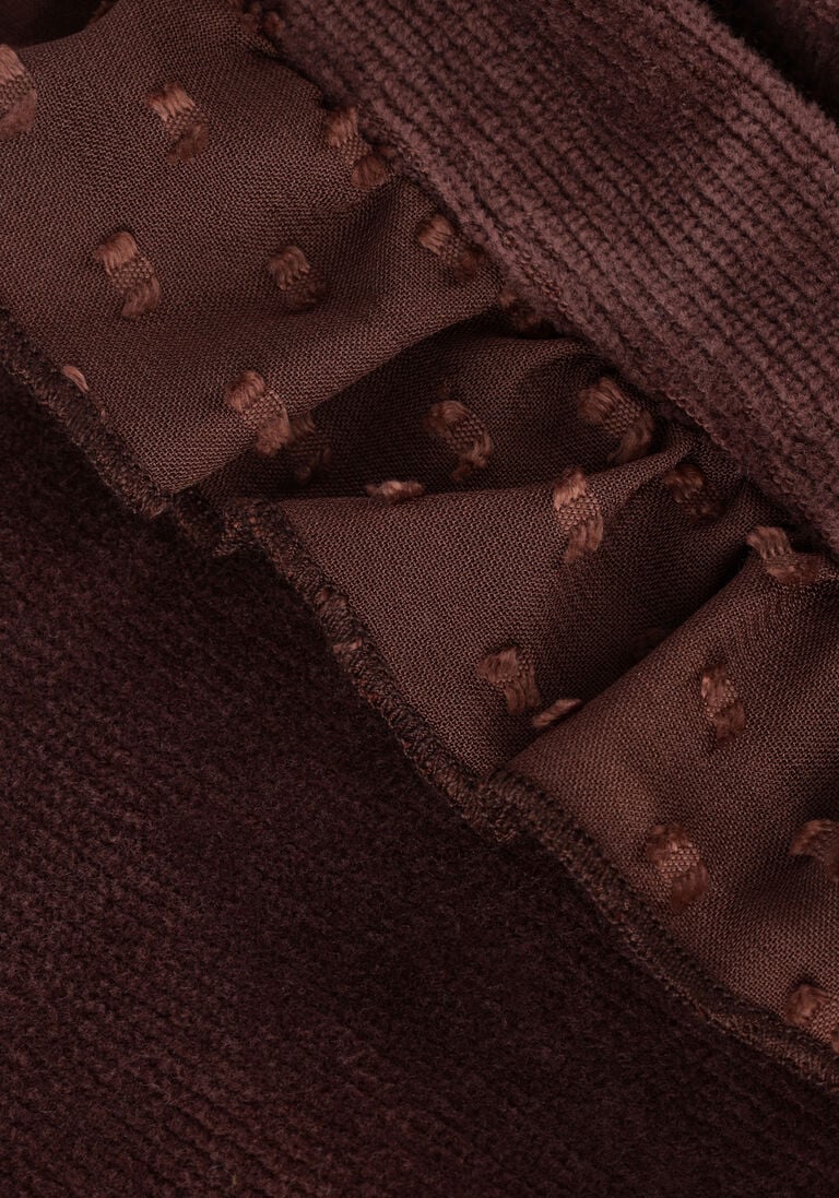 LOOXS aubergine looxs mini jurk 2233-7868