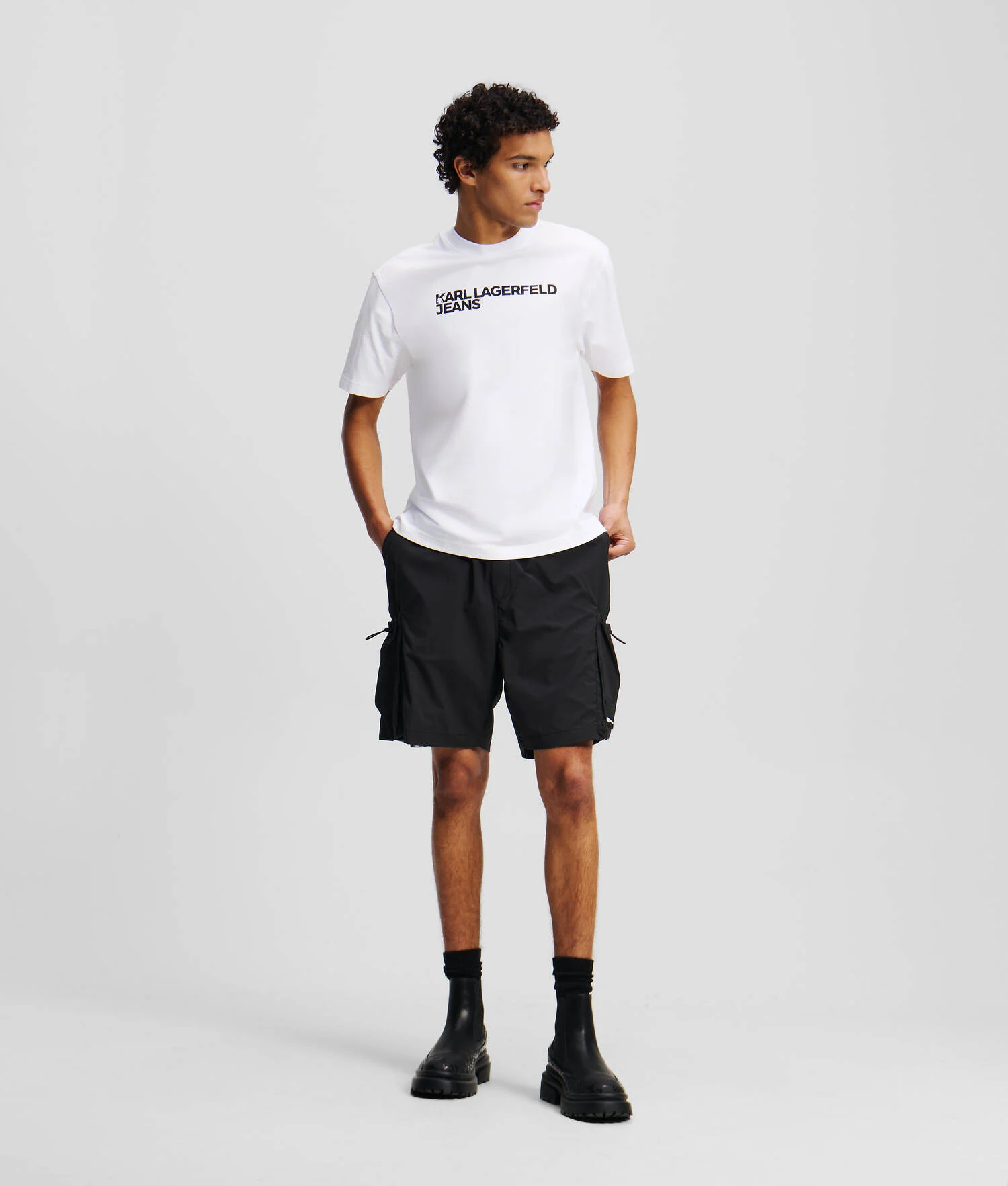 T-SHIRT AVEC LOGO KLJ - Blanc