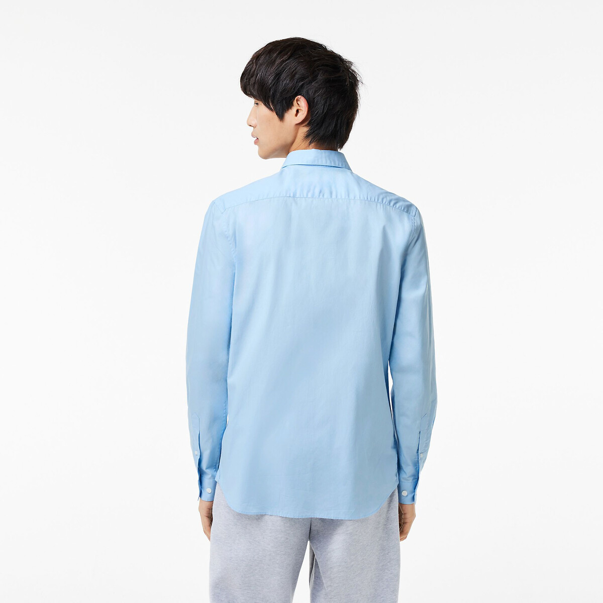 LACOSTE<br>Camisa de popeline de manga comprida