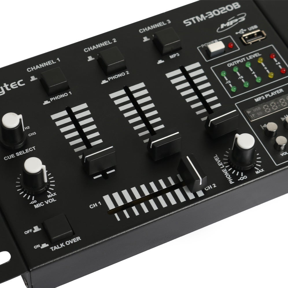 Skytec STM-3020B 6-kanaals DJ mixer USB/MP3