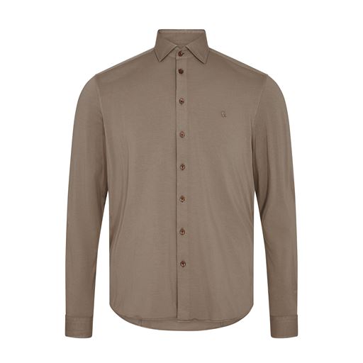 Mos Mosh Gallery Howard Jersey Skjorte, Warm Camel, XL