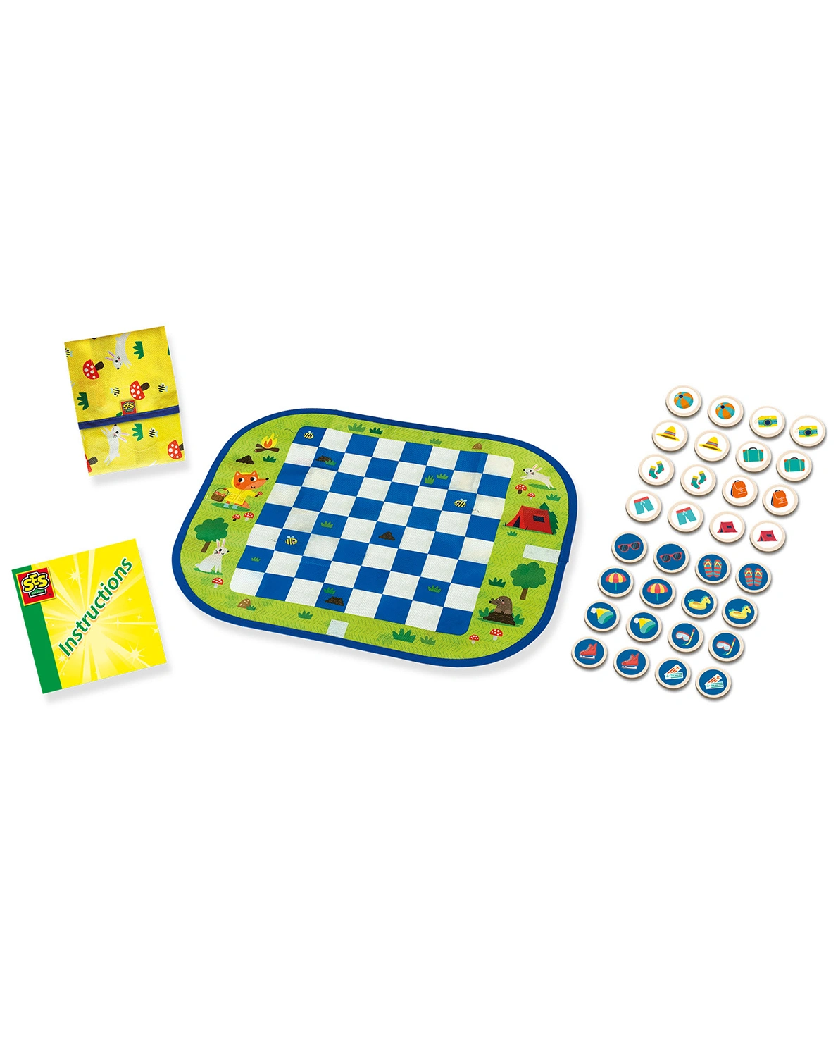 Reisespiel-Sammlung WRAP&GO - DAME-MEMO