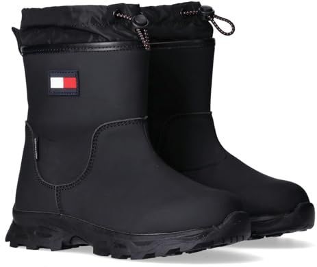 Tommy Hilfiger - Roger - Enkellaarsjes - Zwart - Waterdicht