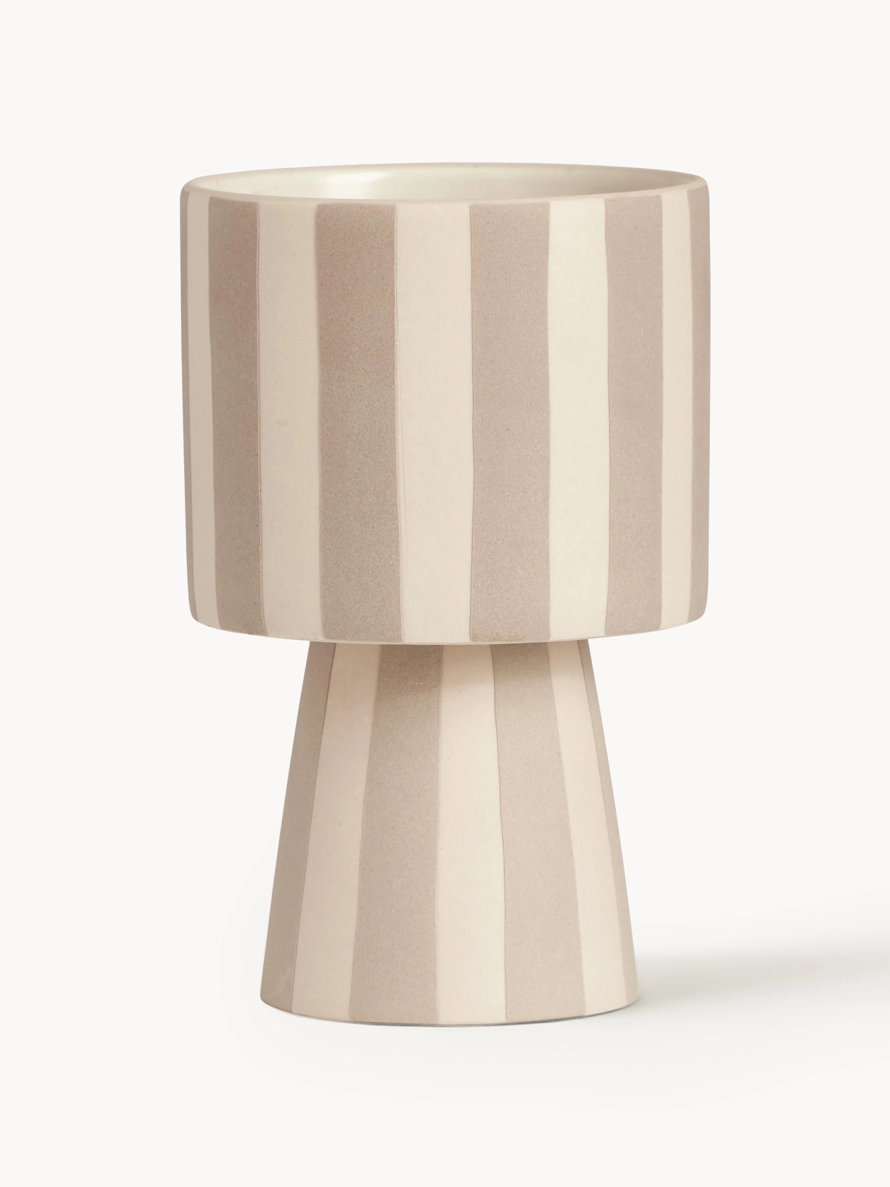 Handgemaakte plantenpot Toppu, H 15 cm