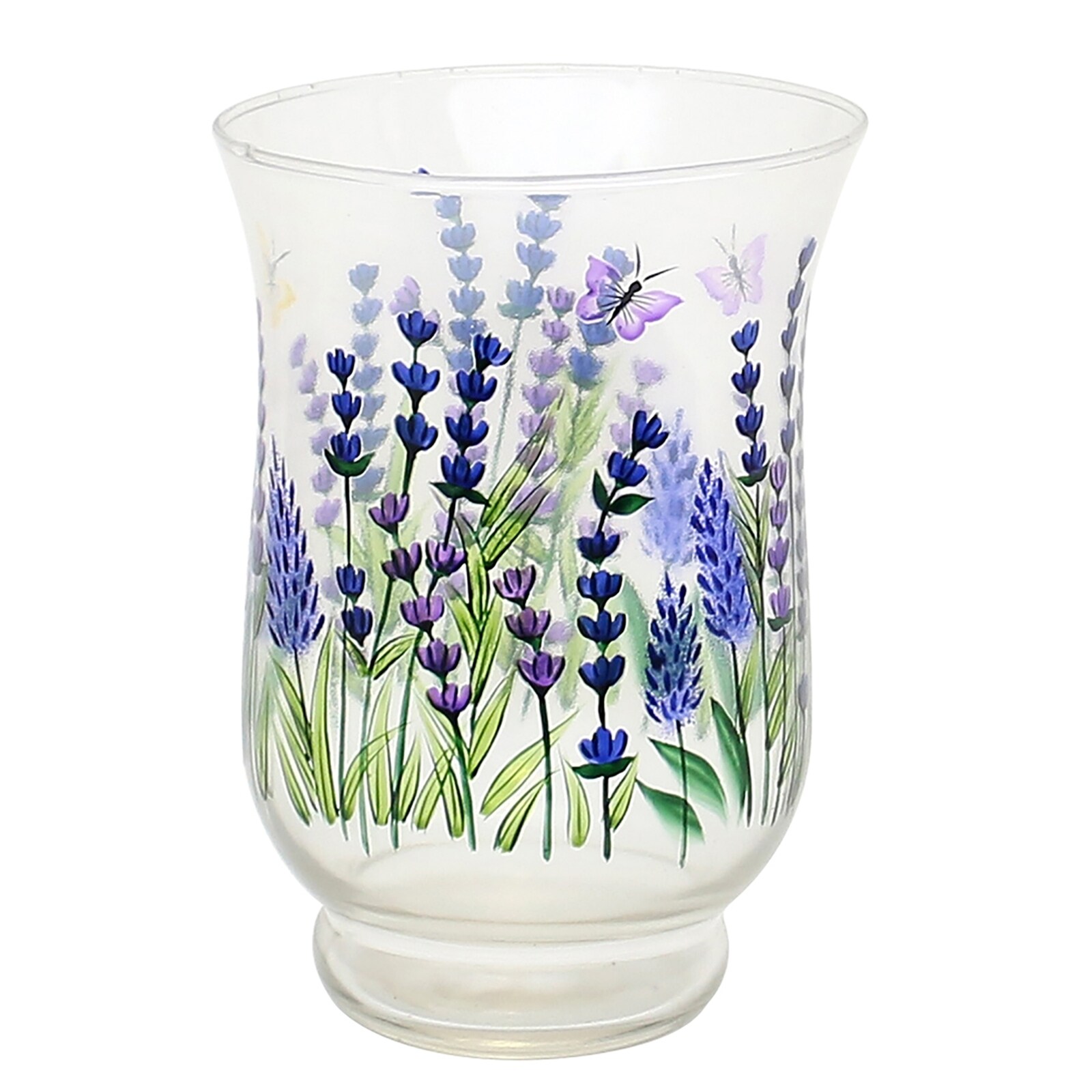 HTI-Living Glas Windlicht Lavendel