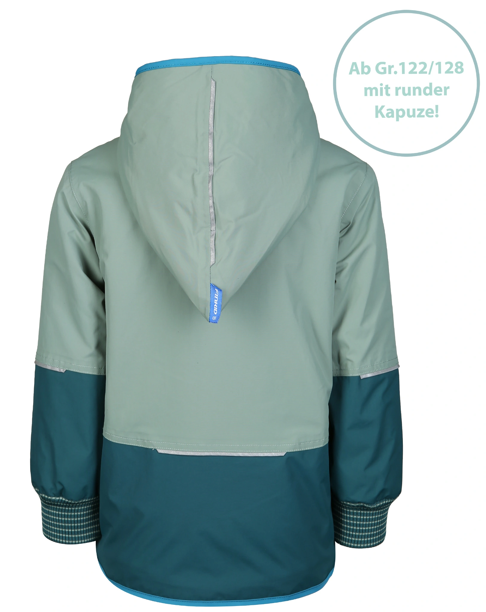 Winterjacke MOSKA MUKKA mit Teddyfutter in green bay/mosaic
