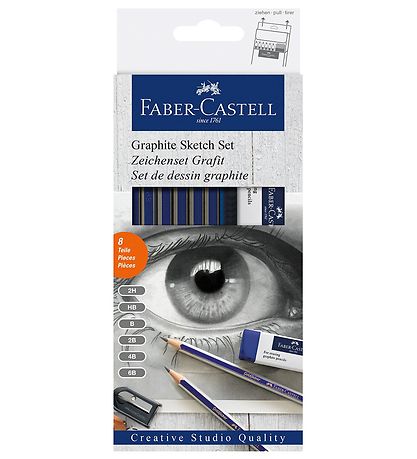 Faber-Castell Tegnes?t - Goldfaber Sketch - 8 stk