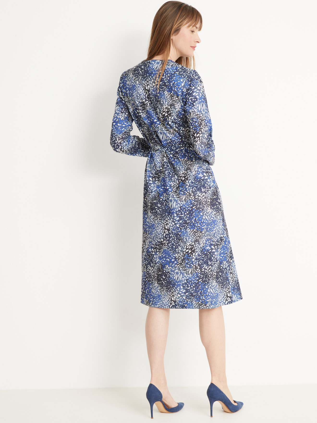 Robe classique, maille crêpe