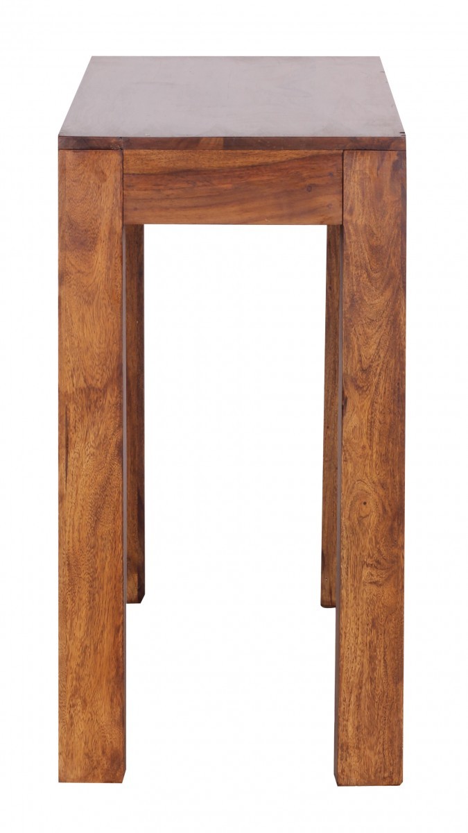Konsolentisch - braun gebeizt - Sheesham massiv - 120 cm breit