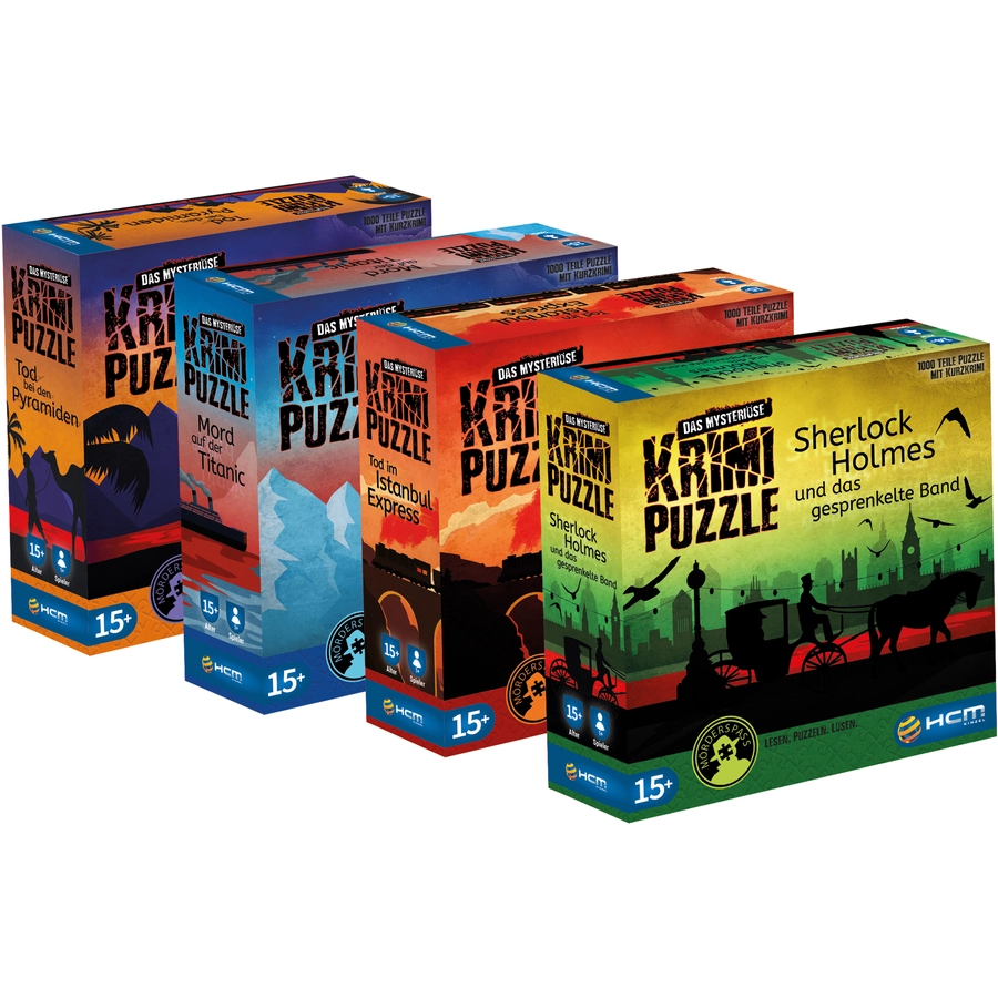 HCM Kinzel Das mysteriöse Krimi Puzzle Tod bei den Pyramiden Mehrfarbig