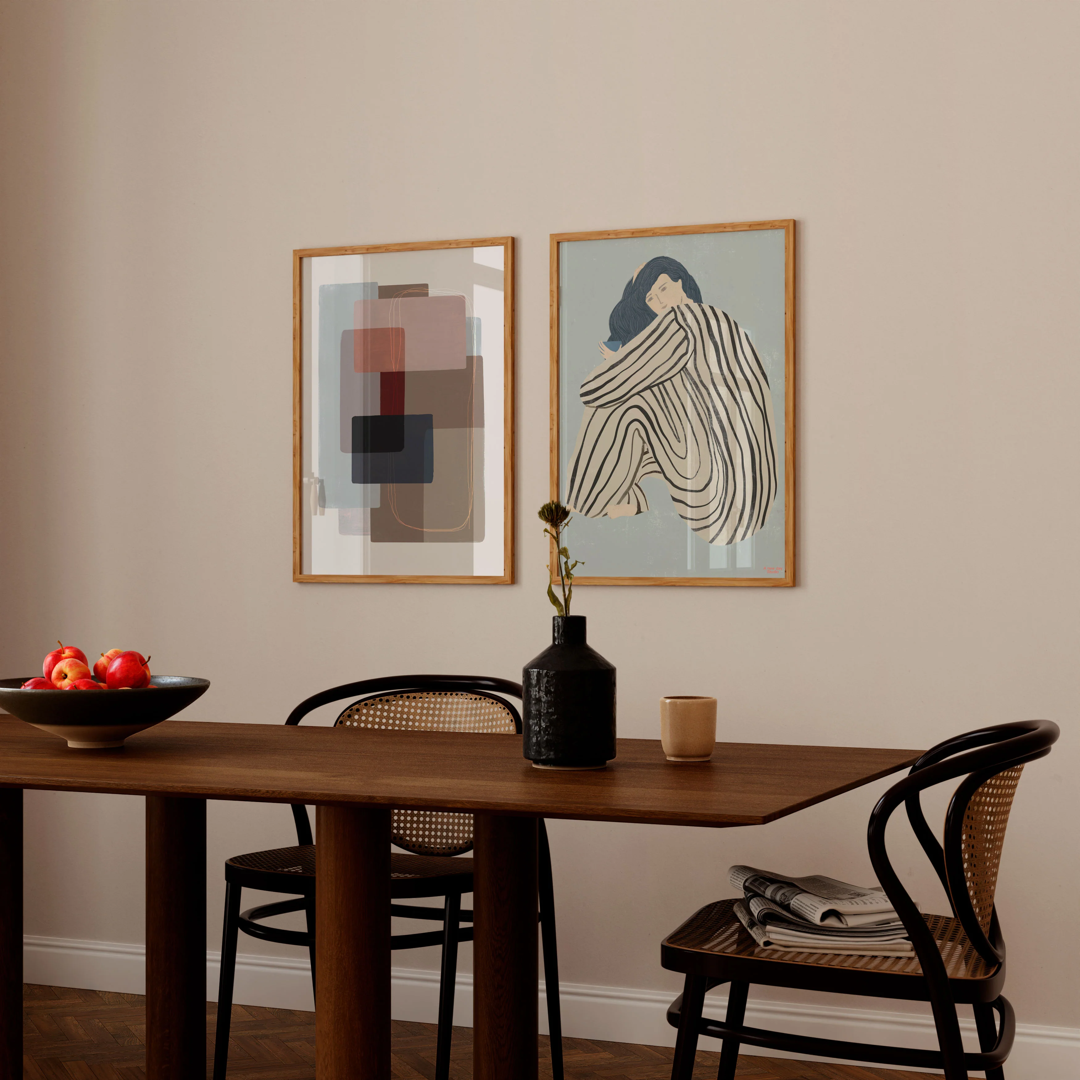 Poster & Frame  A new day studio The Morning After plakat - A3