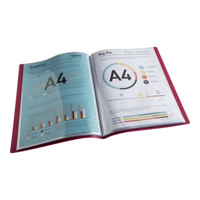 Exacompta MAÏA - Porte vues recyclé - 60 vues - A4 - disponible dans différentes couleurs
