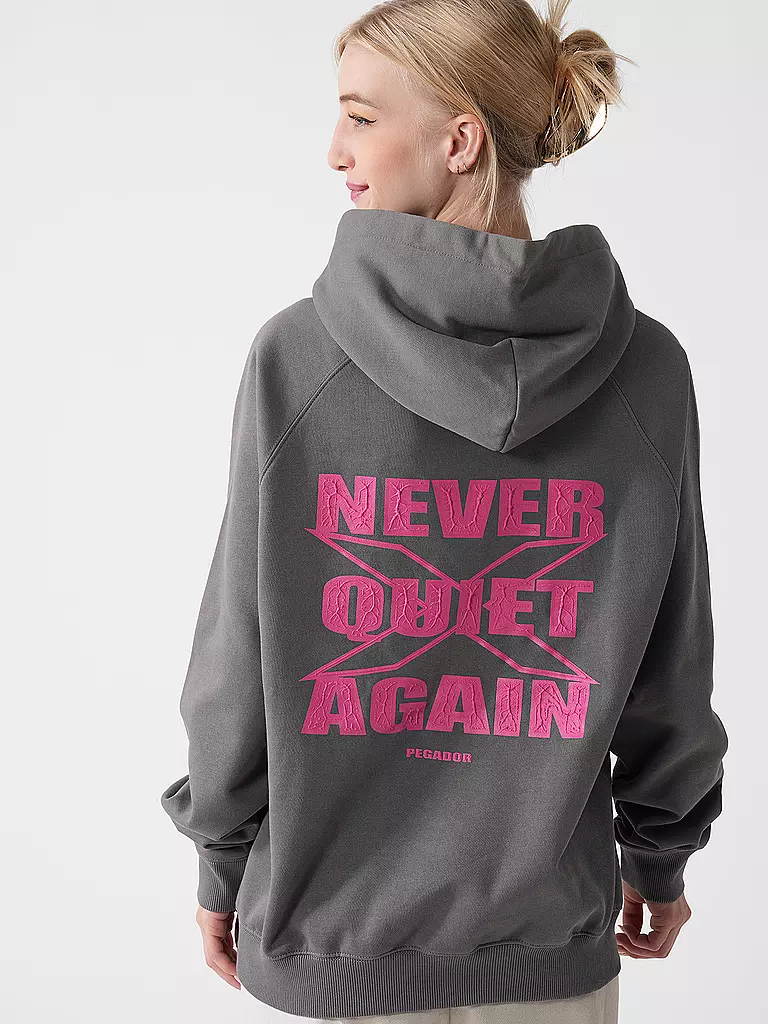 PEGADOR Kapuzensweater - Hoodie BELLY  grau